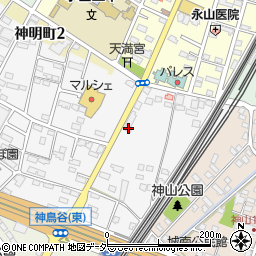 栃木県小山市神鳥谷1078周辺の地図