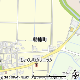 石川県加賀市勅使町周辺の地図