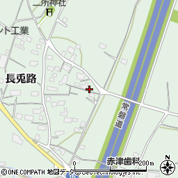 茨城県笠間市長兎路684周辺の地図