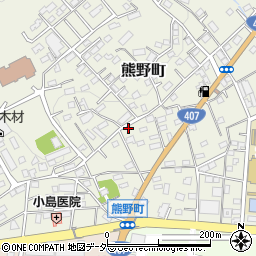 群馬県太田市熊野町15-17周辺の地図