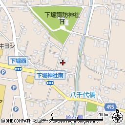 長野県安曇野市堀金烏川4988周辺の地図