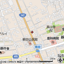長野県安曇野市豊科5818周辺の地図