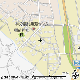 茨城県筑西市神分522周辺の地図