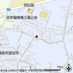 栃木県佐野市高萩町682周辺の地図