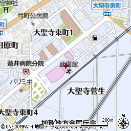石川県加賀市大聖寺東町2丁目周辺の地図