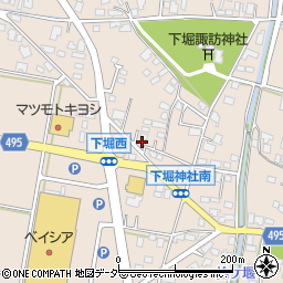 長野県安曇野市堀金烏川5005-1周辺の地図