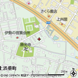 栃木県足利市上渋垂町490-2周辺の地図