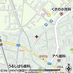 栃木県足利市上渋垂町84-2周辺の地図