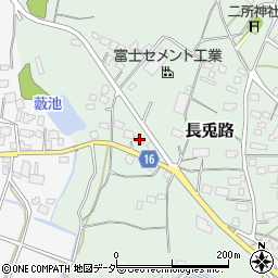 茨城県笠間市長兎路741周辺の地図