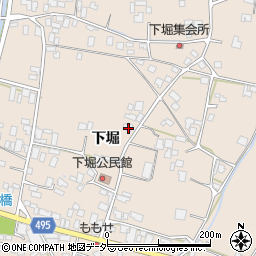 長野県安曇野市堀金烏川4764周辺の地図