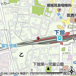 茨城県筑西市乙33周辺の地図