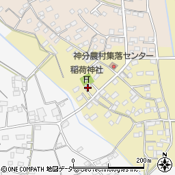 茨城県筑西市神分555周辺の地図