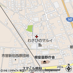 長野県安曇野市豊科4995周辺の地図