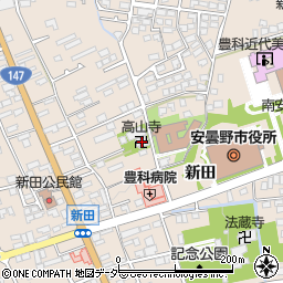 長野県安曇野市豊科5805周辺の地図