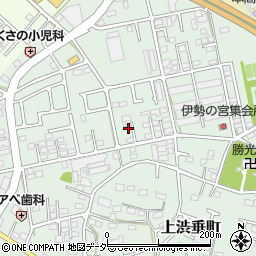 栃木県足利市上渋垂町437周辺の地図