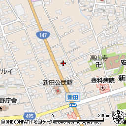 長野県安曇野市豊科5824周辺の地図