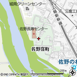 群馬県高崎市佐野窪町26-3周辺の地図