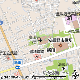 長野県安曇野市豊科新田5633-1周辺の地図