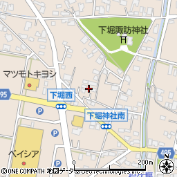 長野県安曇野市堀金烏川5001-5周辺の地図