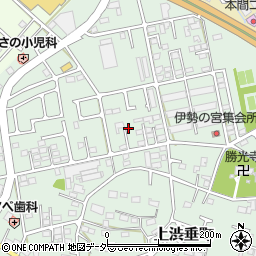 栃木県足利市上渋垂町438周辺の地図