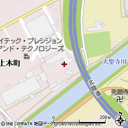 石川県加賀市大聖寺上木町ロ周辺の地図