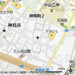 栃木県小山市神鳥谷853-15周辺の地図