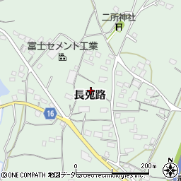 茨城県笠間市長兎路701周辺の地図