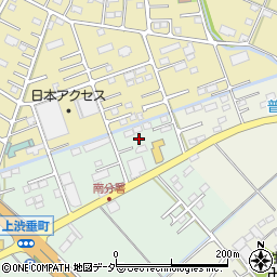 栃木県足利市上渋垂町1184周辺の地図