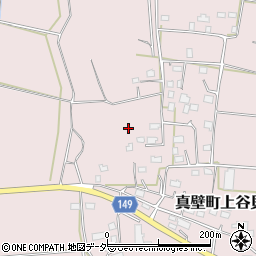 茨城県桜川市真壁町上谷貝周辺の地図