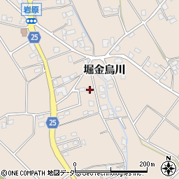 長野県安曇野市堀金烏川岩原673周辺の地図