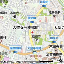 福井銀行大聖寺支店 ＡＴＭ周辺の地図