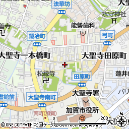 石川県加賀市大聖寺鉄砲町周辺の地図