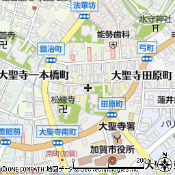 石川県加賀市大聖寺鉄砲町周辺の地図