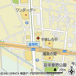 マツダオートザム伊勢崎周辺の地図