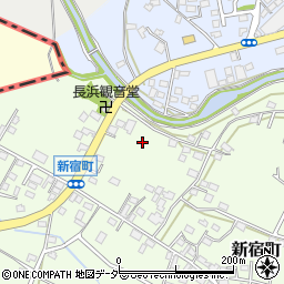 新宿橋周辺の地図