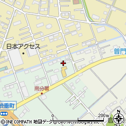 栃木県足利市上渋垂町1187周辺の地図