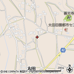 茨城県石岡市太田周辺の地図