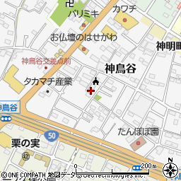 栃木県小山市神鳥谷881-11周辺の地図