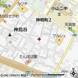 栃木県小山市神鳥谷856-7周辺の地図