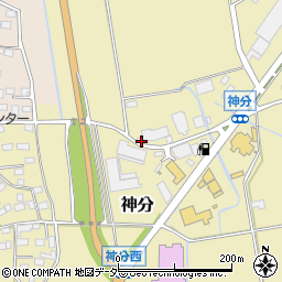 茨城県筑西市神分66-1周辺の地図