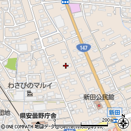 長野県安曇野市豊科新田5912周辺の地図