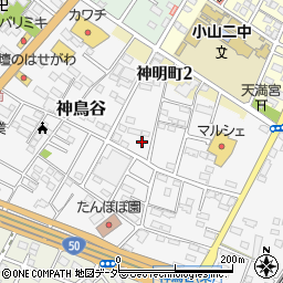 栃木県小山市神鳥谷856周辺の地図