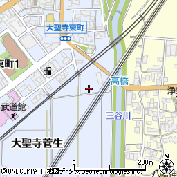 石川県加賀市大聖寺菅生ハ周辺の地図