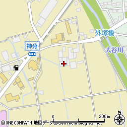 茨城県筑西市神分817周辺の地図