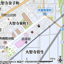 石川県加賀市大聖寺東町2丁目12周辺の地図