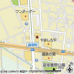 マツダオートザムトヨナガ伊勢崎周辺の地図