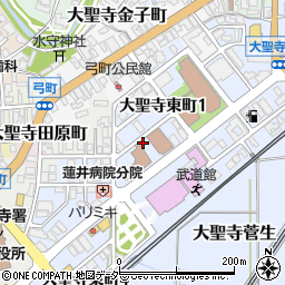 石川県加賀市大聖寺東町1丁目5周辺の地図