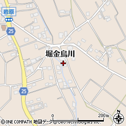 長野県安曇野市堀金烏川岩原1079周辺の地図