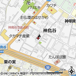 栃木県小山市神鳥谷881周辺の地図