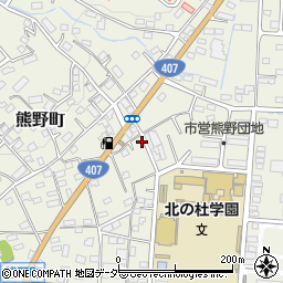 群馬県太田市熊野町18-21周辺の地図